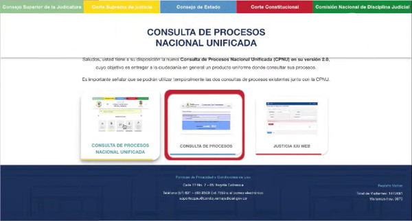 consulta de procesos