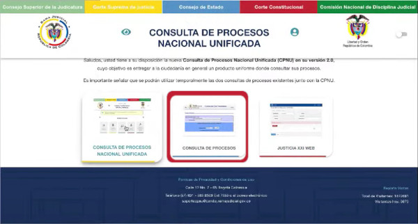 consulta de procesos