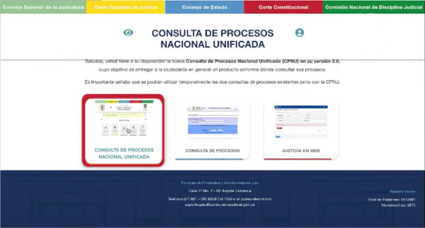 consultaproceso nacional unificada
