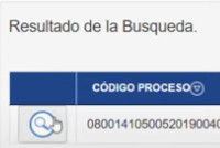 consultaproceso resultado busqueda